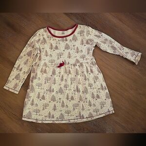 Winter Touched By Nature Dress Girls Size 10 Y